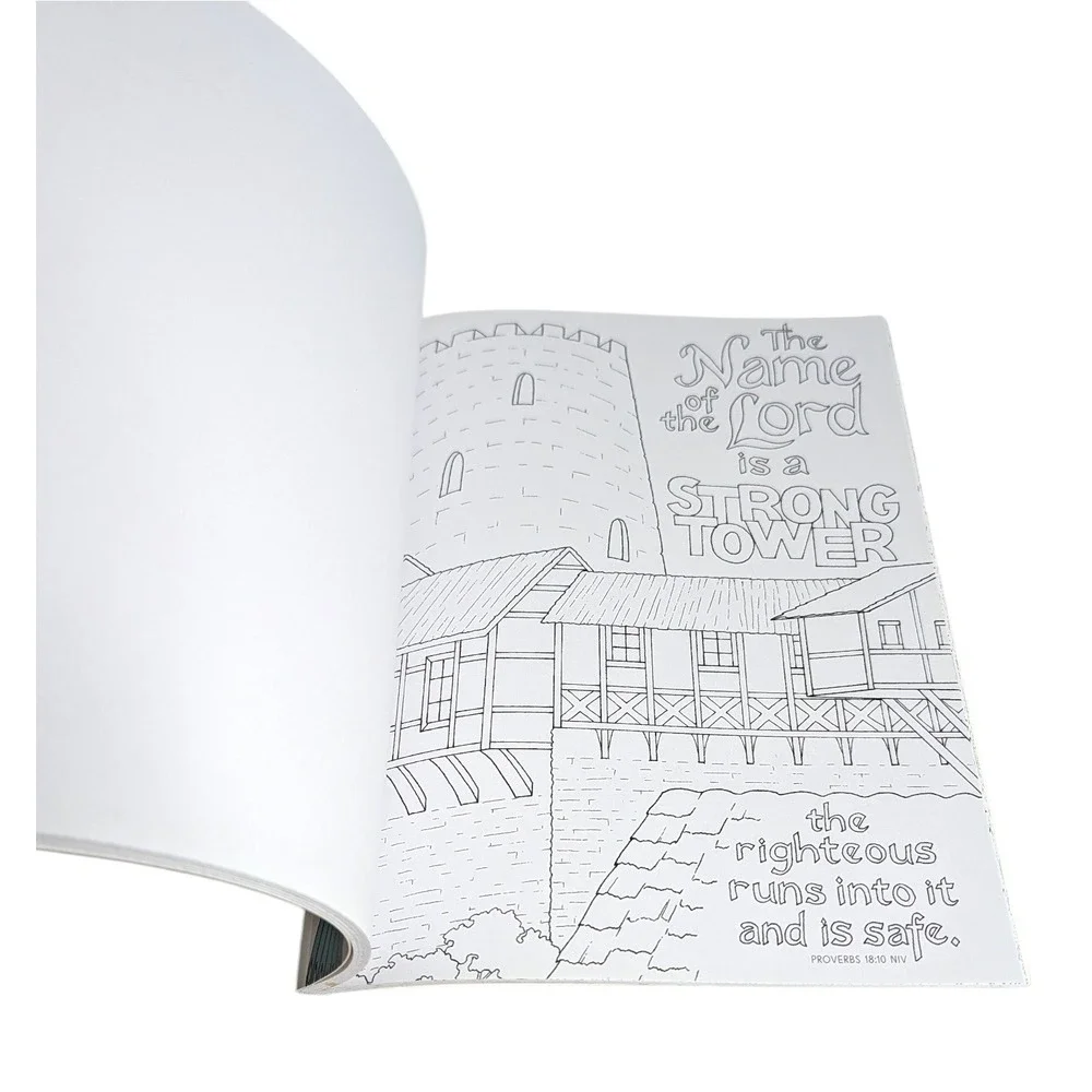 Amazing Grace Coloring‎ Book Scripture Designs Birds Flowers Tear Out Pages